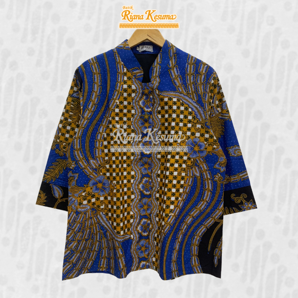 Batik Riana Kesuma - Atasan Kasual Blus Batik Katun