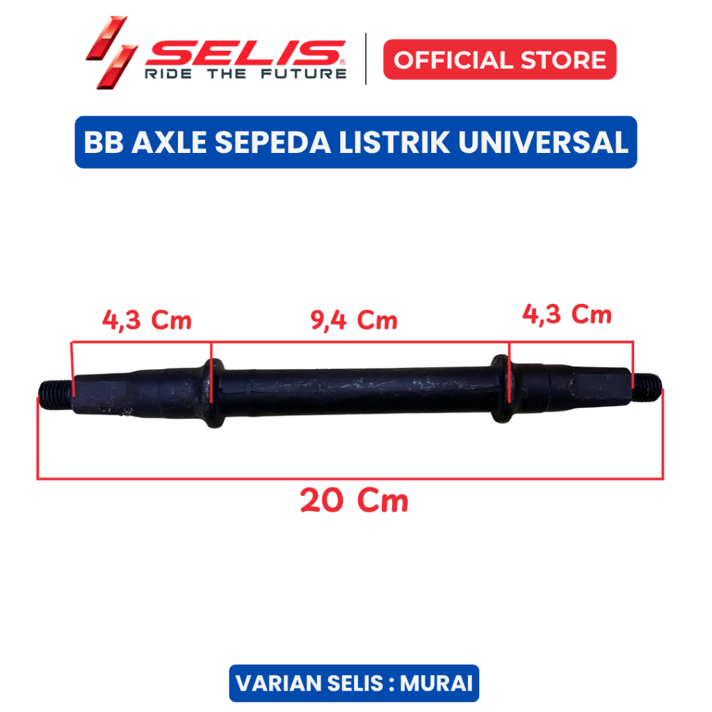 SELIS - BB Axle Sepeda Motor Listrik Universal