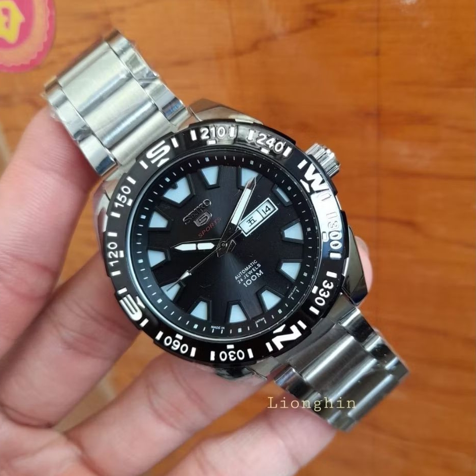 [New] jam tangan Automatic/jam tangan pria seiko5 sport otomatis tanpa baterai OMS