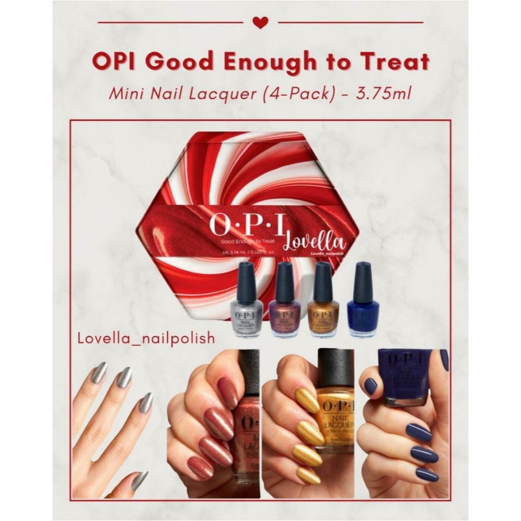 OPI Mini 4-Pack - OPI Mini isi 4  / OPI Mini Original ( OPI ORIGINAL / OPI Nail Polish / OPI Asli / 
