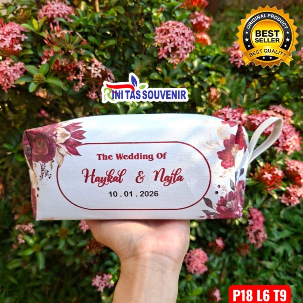 Pouch Sedayu  Pouch Souvenir Pernikahan Full Printing Souvenir pernikahan custom