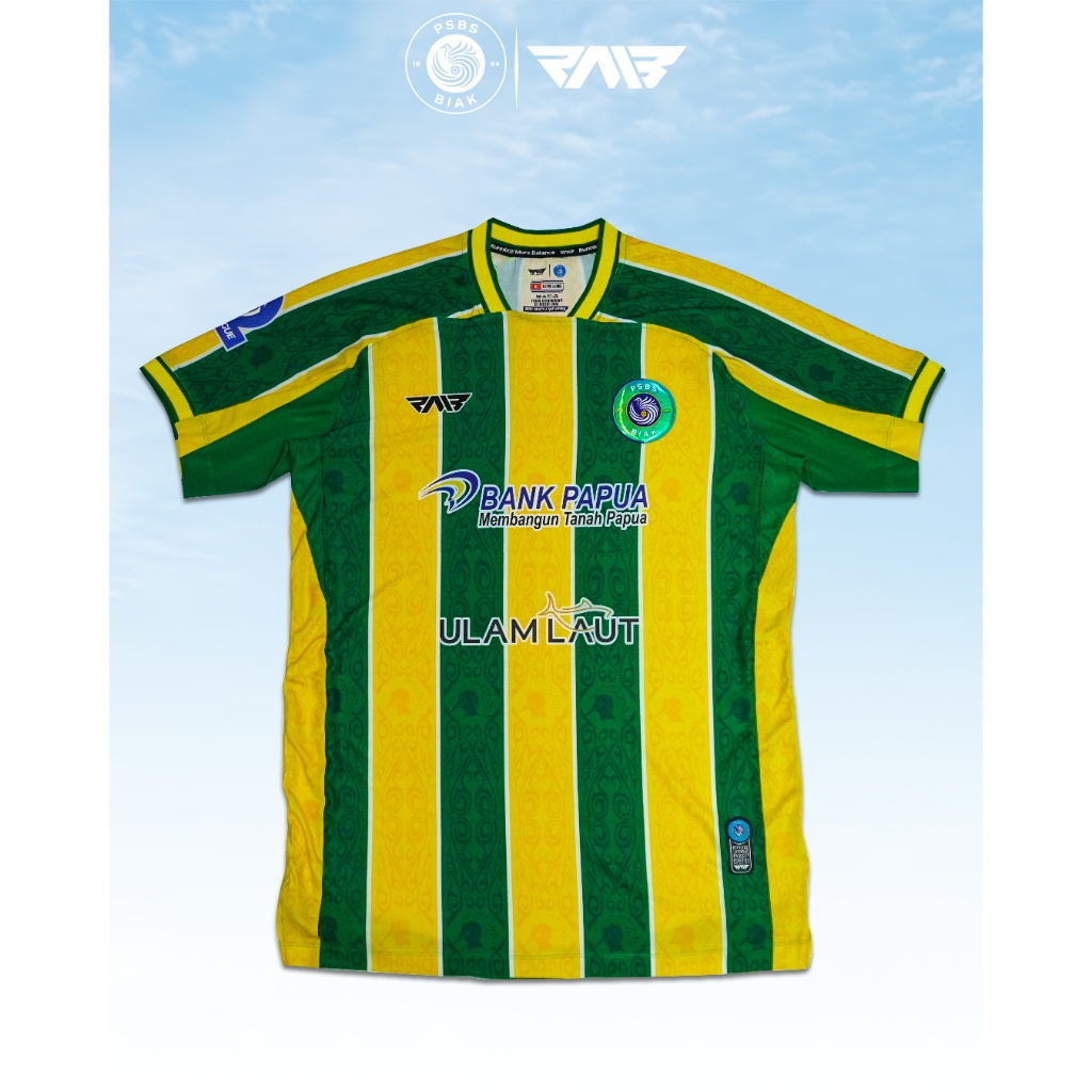 JERSEY PSBS BIAK 2025/2026 PLAYER ISSUE AWAY || FULL SPONSOR