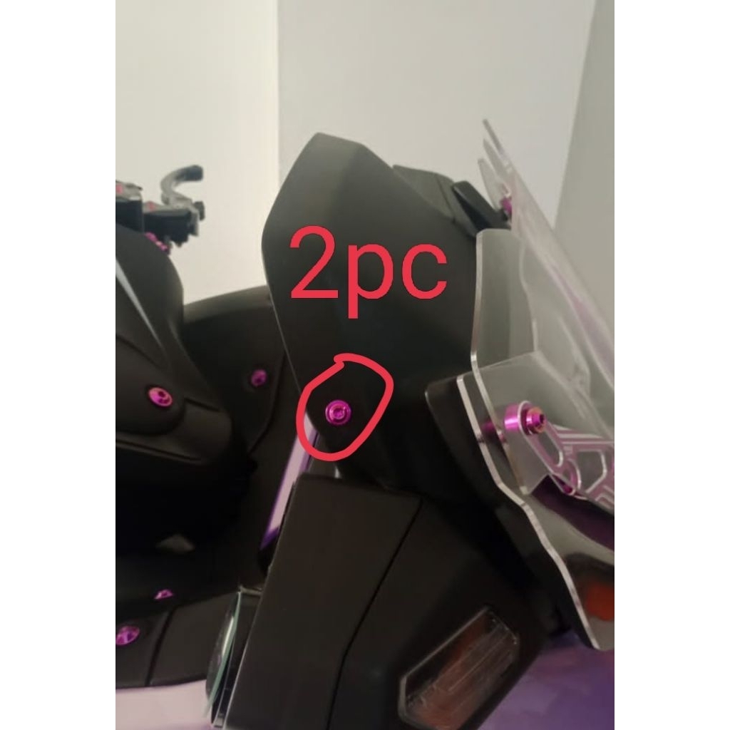 baut titanium stang xmax