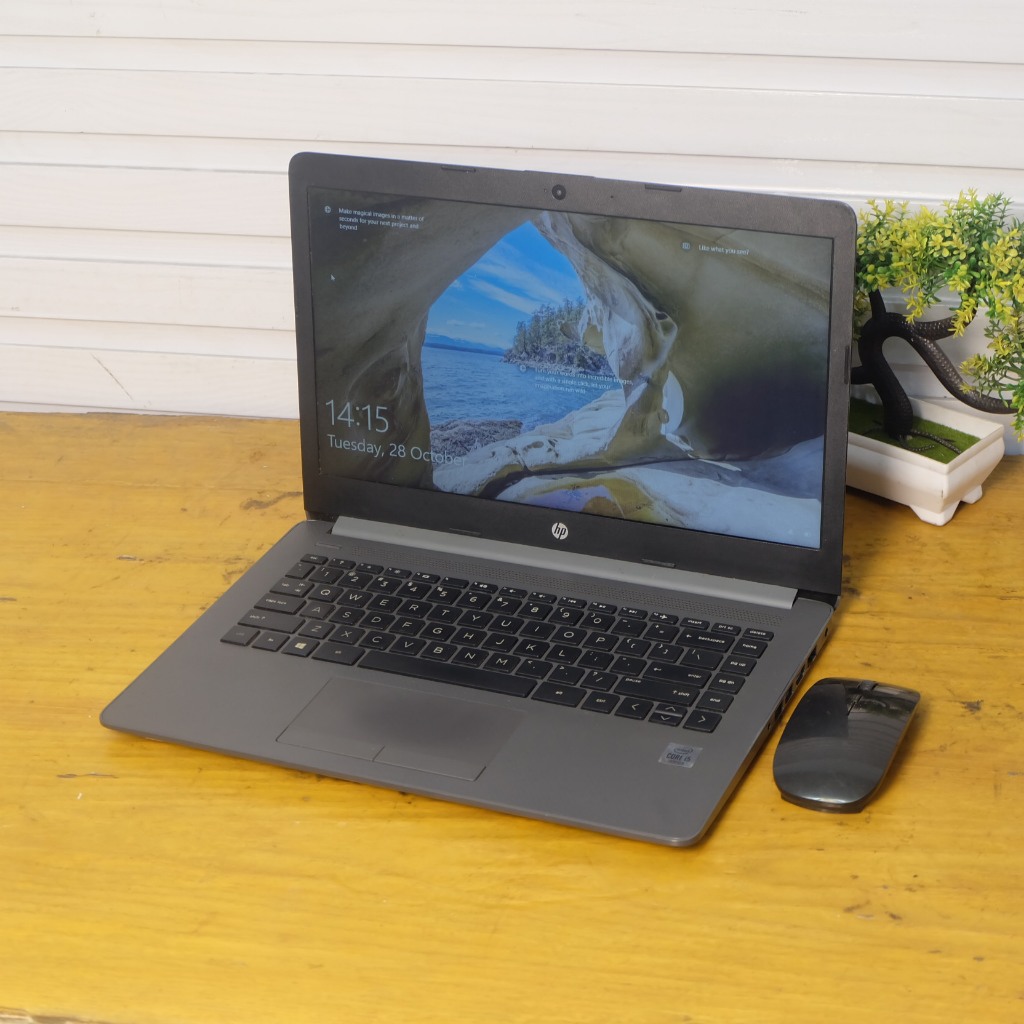 SLIM Laptop HP 240 G7 Core i5 gen 10 RAM 8 SSD Normal - Siap Pakai - Laptop Murah - Laptop bekas - L