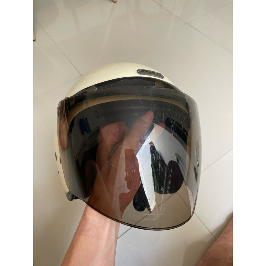 Helm NJS NR 80S SECOND ORIGINAL ( Kaca Merk Zeus 110CA )