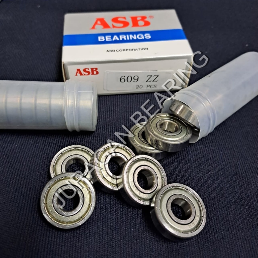 (ISI 10PC) Bearing 609 ZZ ASB 609ZZ (9x24x7mm)