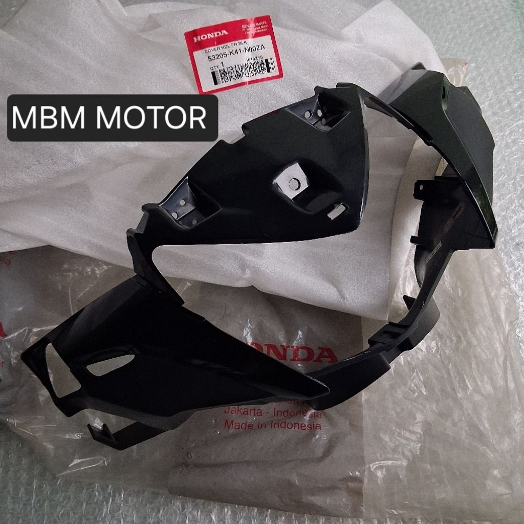 COVER BATOK LAMPU REFLEKTOR DEPAN HONDA SUPRA X125 X 125 FI NEW 2014-2024 ORI AHM 53205-K41-N00ZA TO
