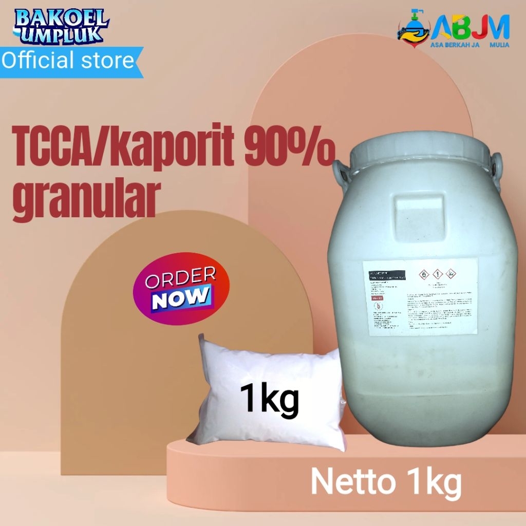 Kaporit granular 1kg, TCCA granular 90% 1kg, kaporit 90% granular