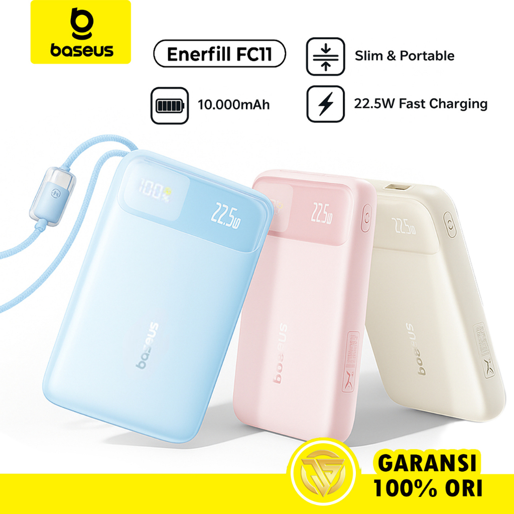 Baseus EnerFill FC11 Powerbank 10000mAh Fast Charge 22,5W Power Bank LED Display