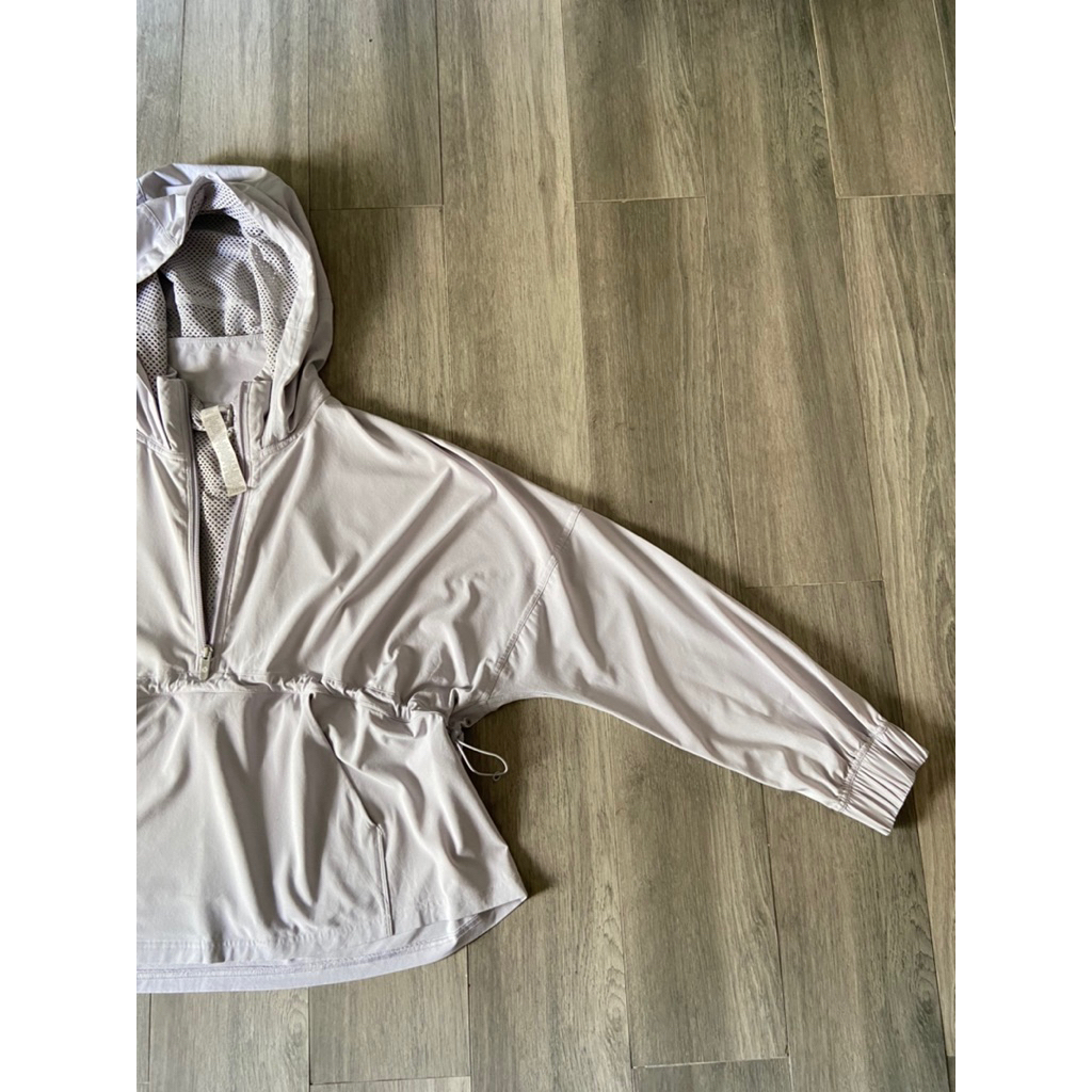 Hoodie Half Zipper Lululemon Grey Original