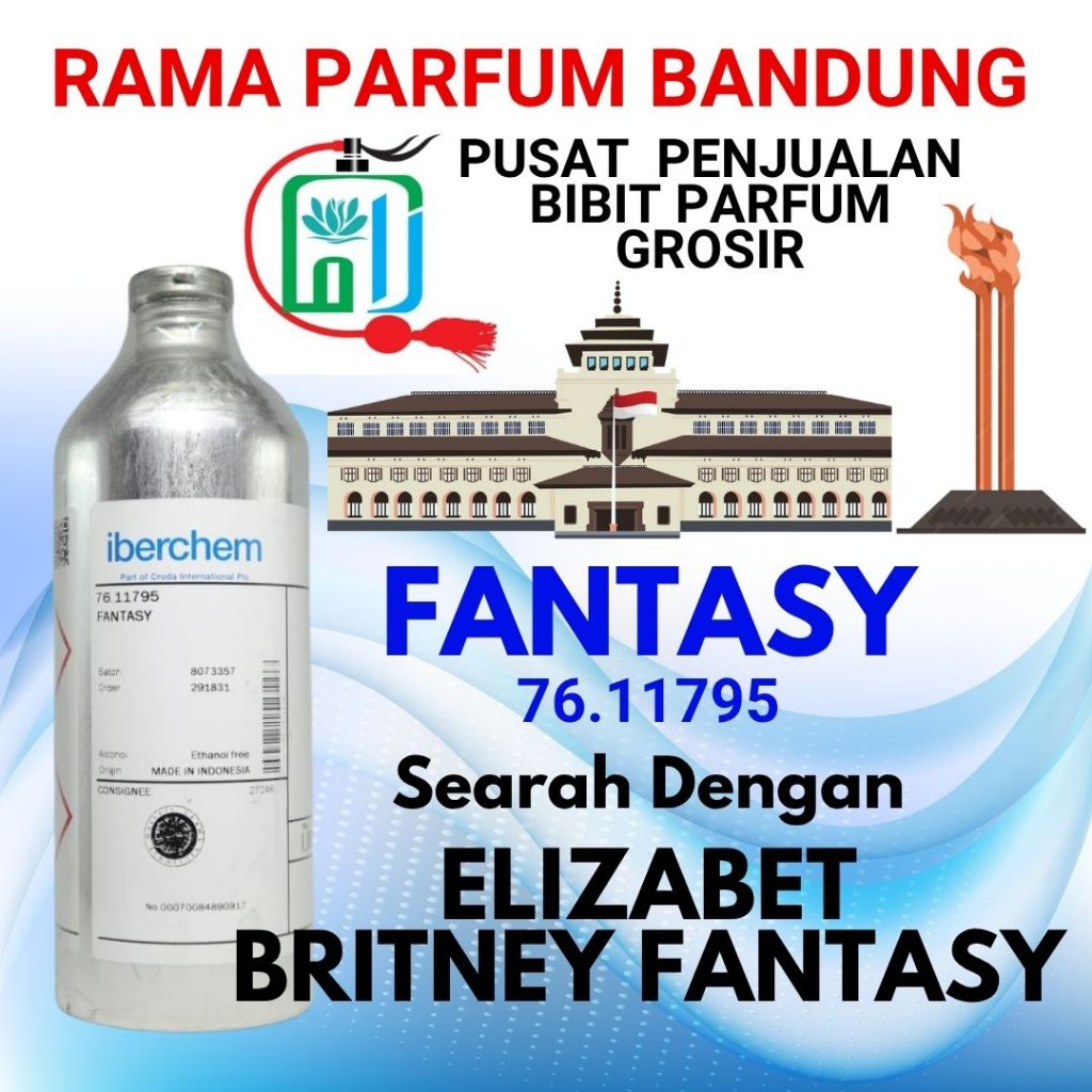 [ Iberchem ] FANTASY | Bibit parfum murni original pabrik kemasan 250ML/500ML/1KG - britney