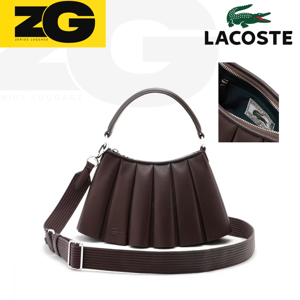 Tas kulit wanita LACOSTE original lenglen bag