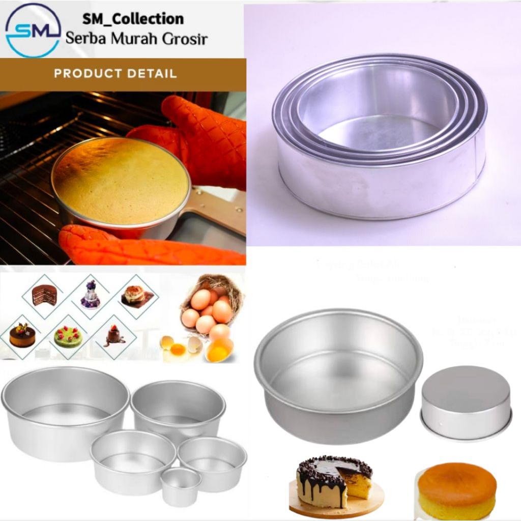 cetakan kue bolu bulat/loyang bolu/loyang oven/cetakan kue bolu/bolu bulat