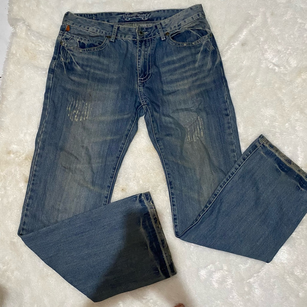 Robin’s Jean Denim Vintage Pants Celana Pria Panjang Y2K