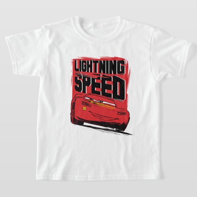 Kaos Anak Cars 3 Lightning McQueen - Lightning Speed