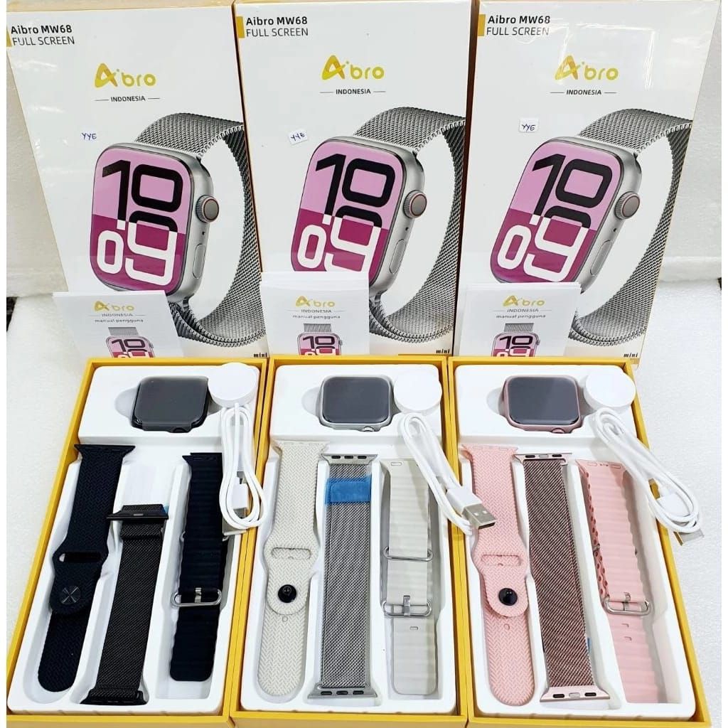 Smartwatch Aibro mw68 Original Garansi Resmi 1 Tahun