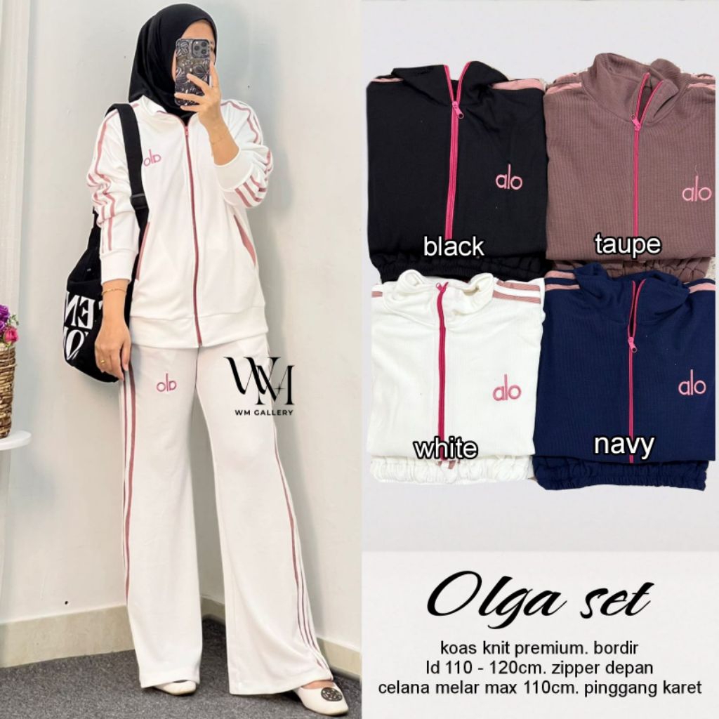 Baju setelan wanita olga set by wm
