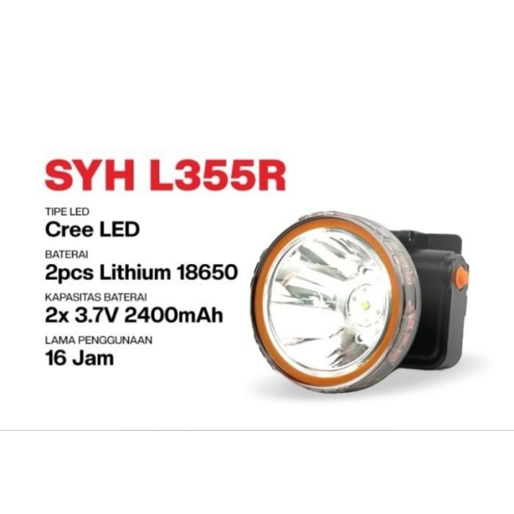 Senter Kepala Surya SYH-L335R 33 watt