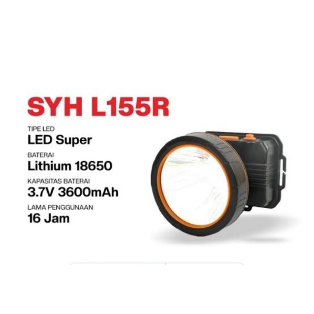 Senter Kepala Surya L155R 15 Watt