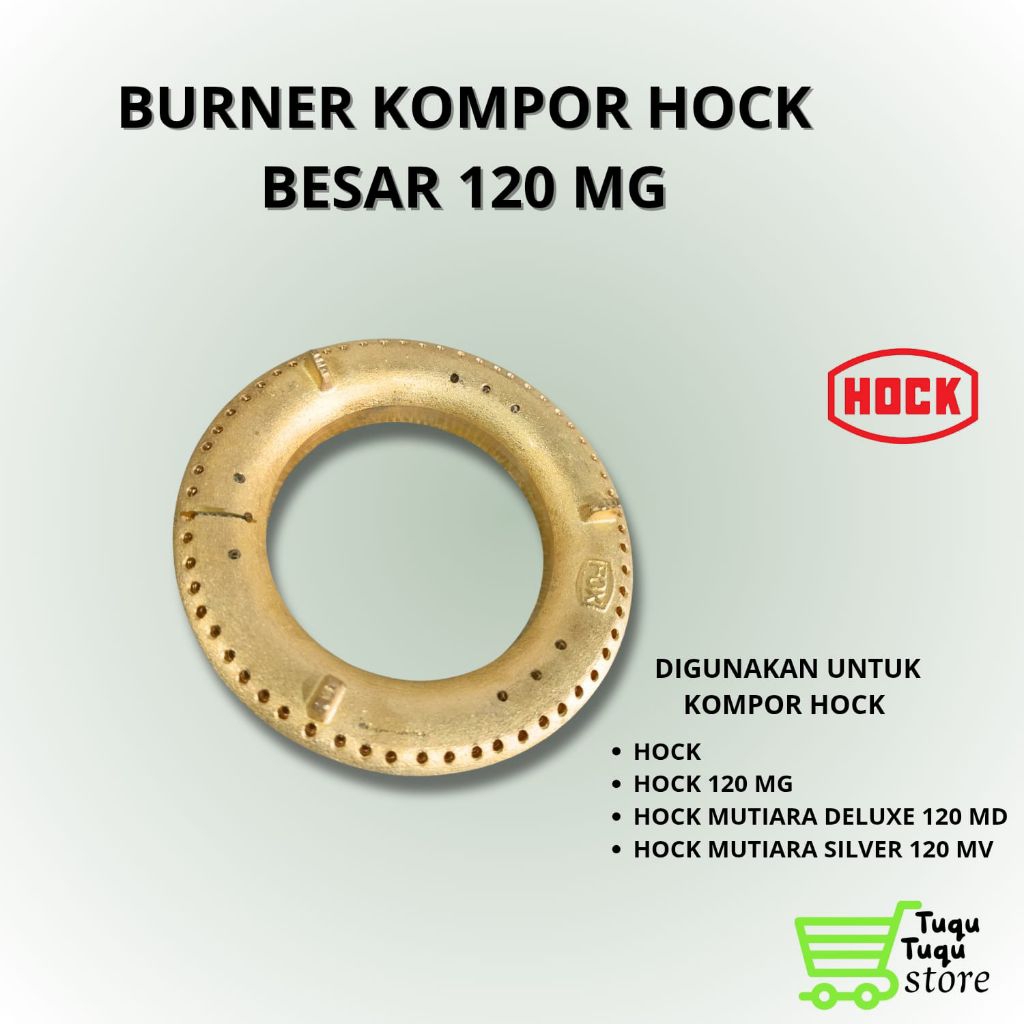 BURNER KOMPOR HOCK BESAR 120 MG / KOMPOR HOCK / KOMPOR GAS 2 TUNGKU