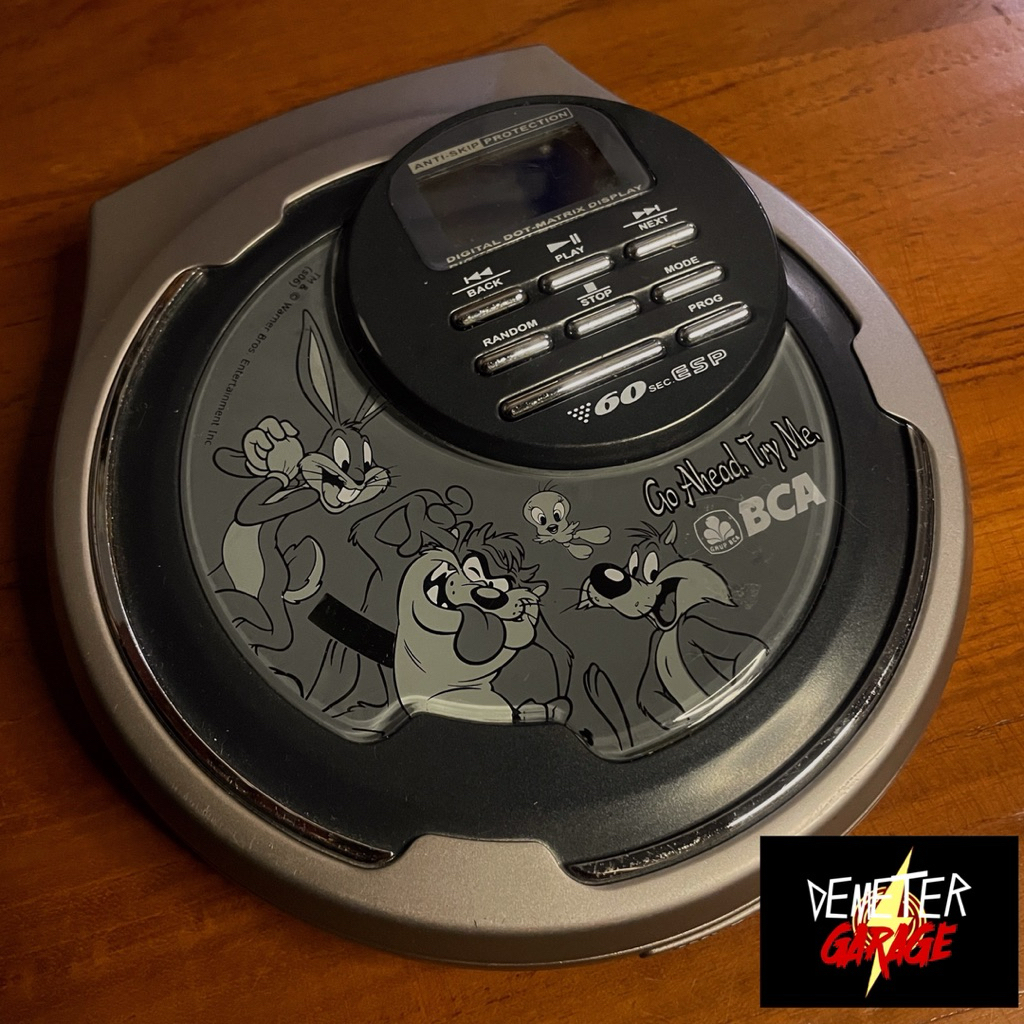 DISCMAN CD PLAYER BCA LOONEY TUNES PC-2100