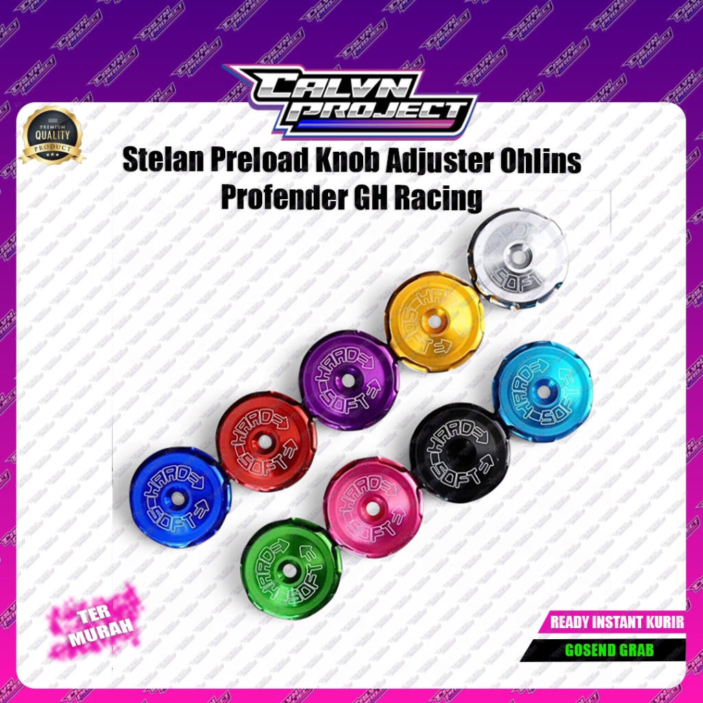 Stelan Preload Knob Adjuster Ohlins GH Racing