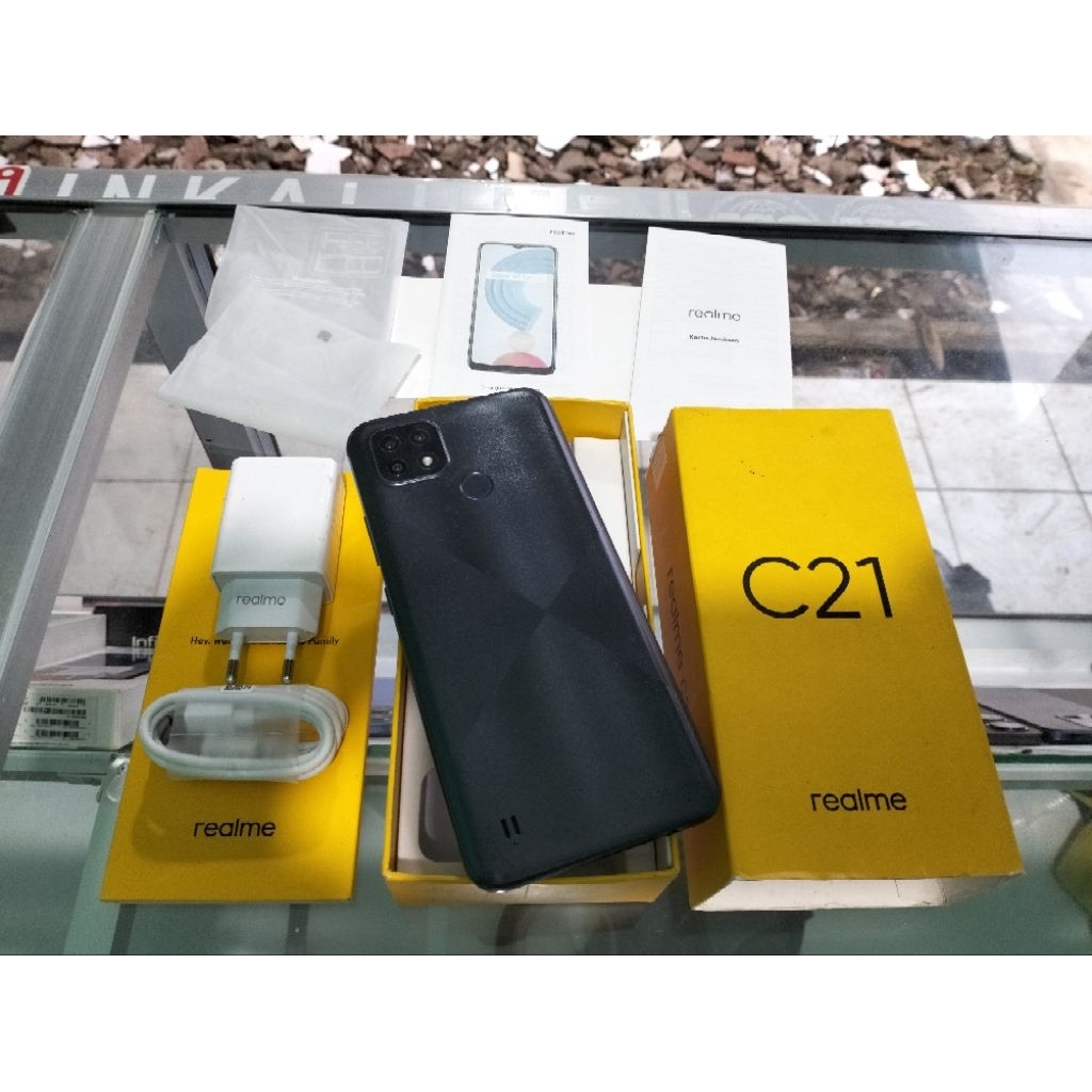 HP SECOND REALME C21 RAM 3/32GB FULLSET NOMINUS