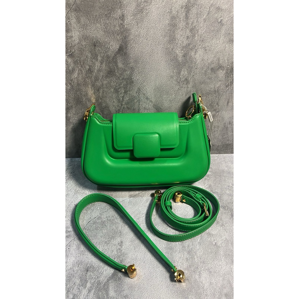 Charles & Keith Shoulder Bag - Green (100% Original)