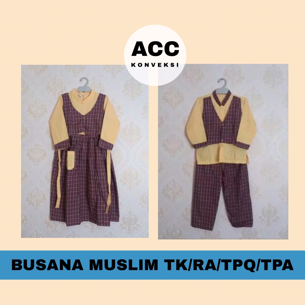 BUSANA MUSLIM PAUD/TK/TPQ/TPA