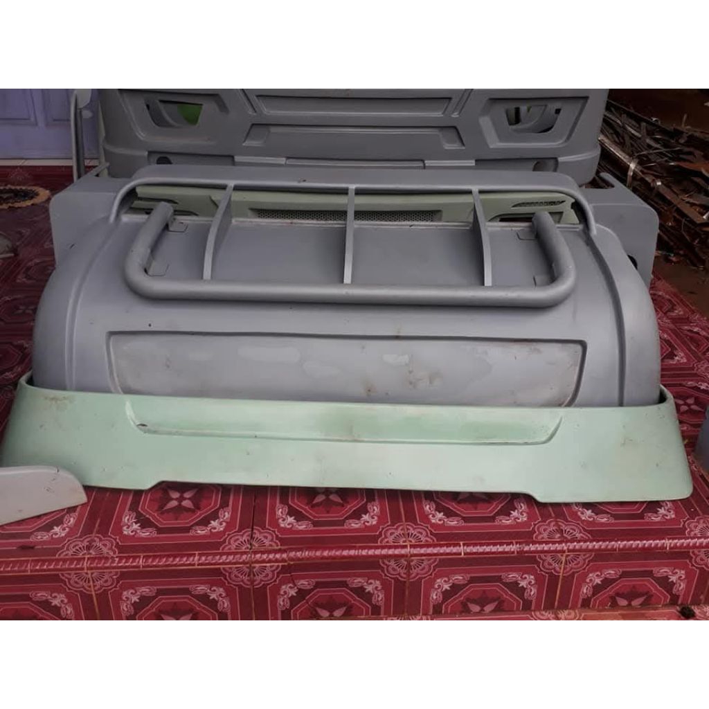 Jumbo + topi truk canter giga Dutro ragasa variasi plat besi