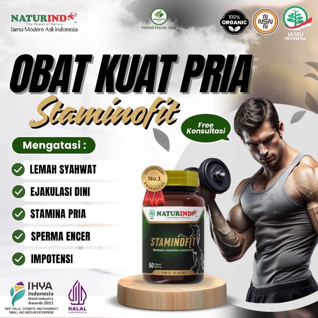 Obat Herbal Stamina Pria Obat Kuat Herbal Stamina Pria Dewasa Staminofit Naturindo Herbal Staminofit