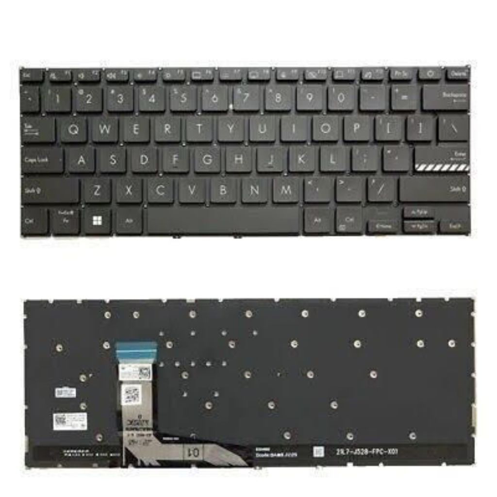 KEYBOARD ASUS VIVOBOOK GO 14 A1404 A1404Z A1404ZA X1404 X1404Z X1404ZA Hitam