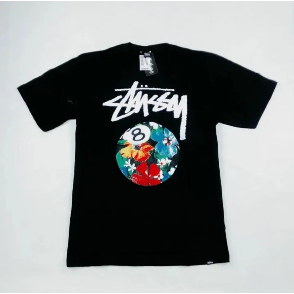 ATASAN KAOSPRIA T-shirt Stussy 8 ball RosePremium