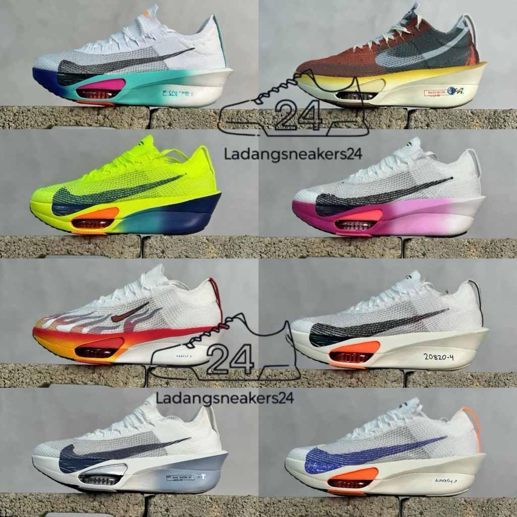 Sepatu Running Olahraga Lari Zoom Alphafly 3 Next% Mint Foam