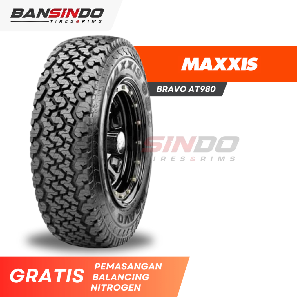 BAN MOBIL 33X10.5 R15 MAXXIS BRAVO AT980