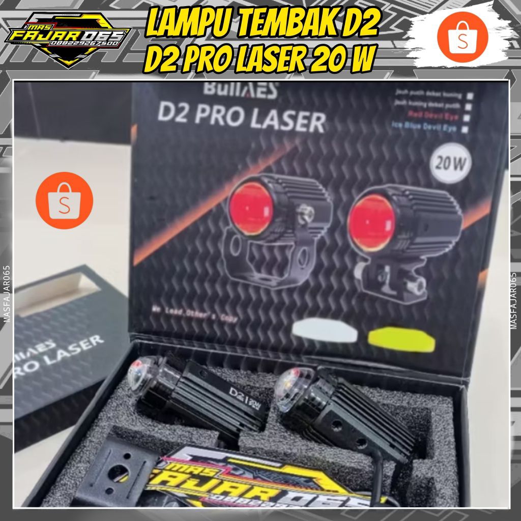 Lampu D2 Pro Laser Bullaes Devil Eyes 20W