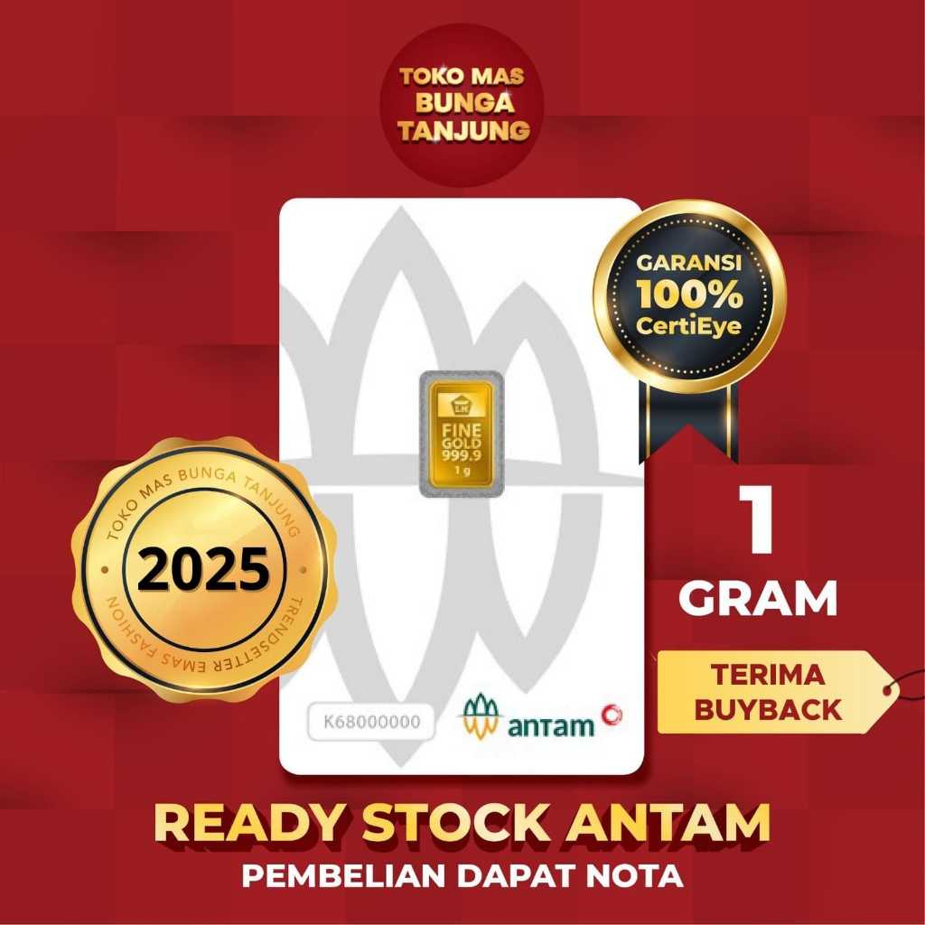 ANTAM LOGAM MULIA 1 GRAM - BUNGA TANJUNG