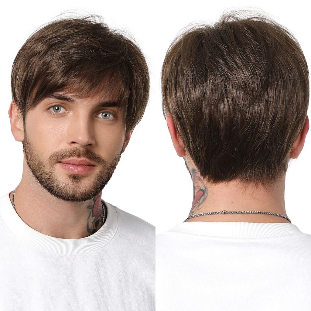 WIG PRIA PENDEK WIG PRIA SHORTY WIG PRIA PENDEK TRENDY WIG PRIA EUROPEAN STYLE WIG PRIA KEKINIAN WIG