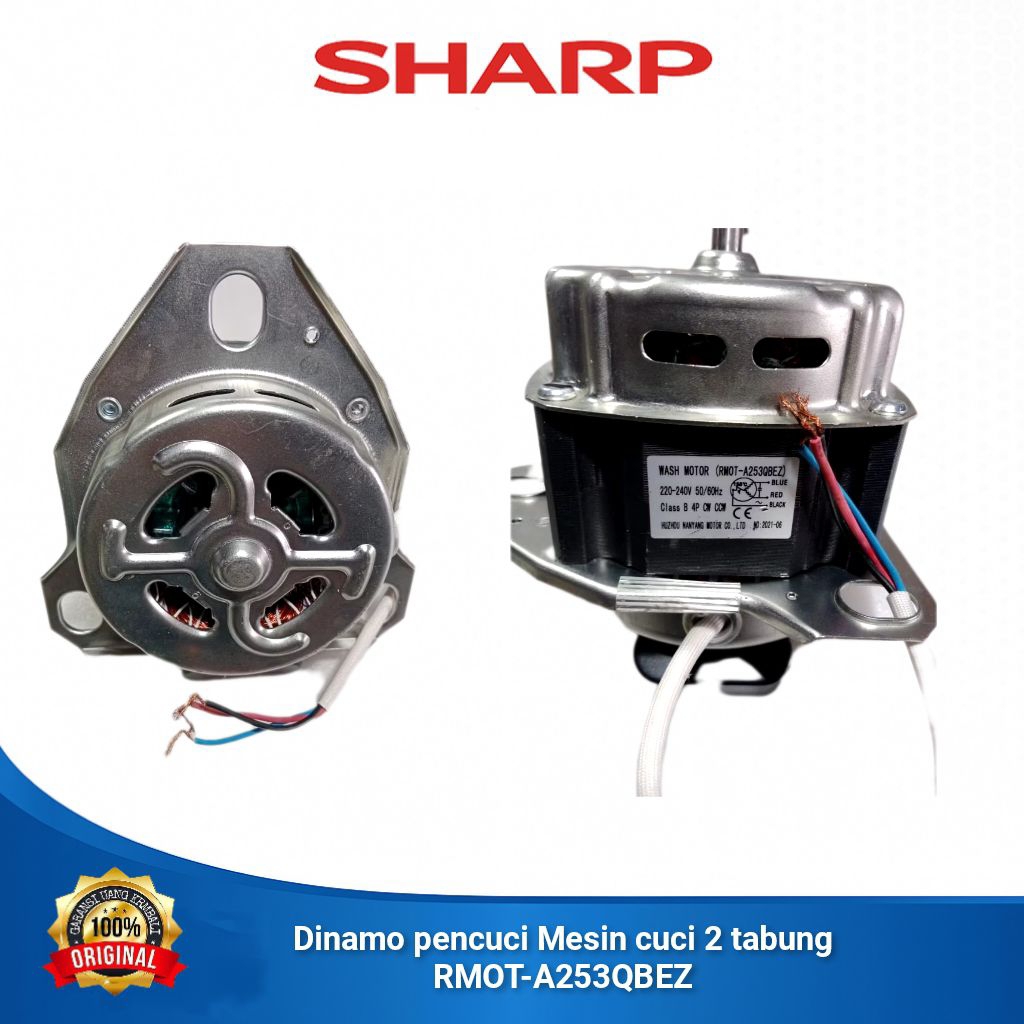 Original motor dinamo pencuci mesin cuci sharp 12-14kg