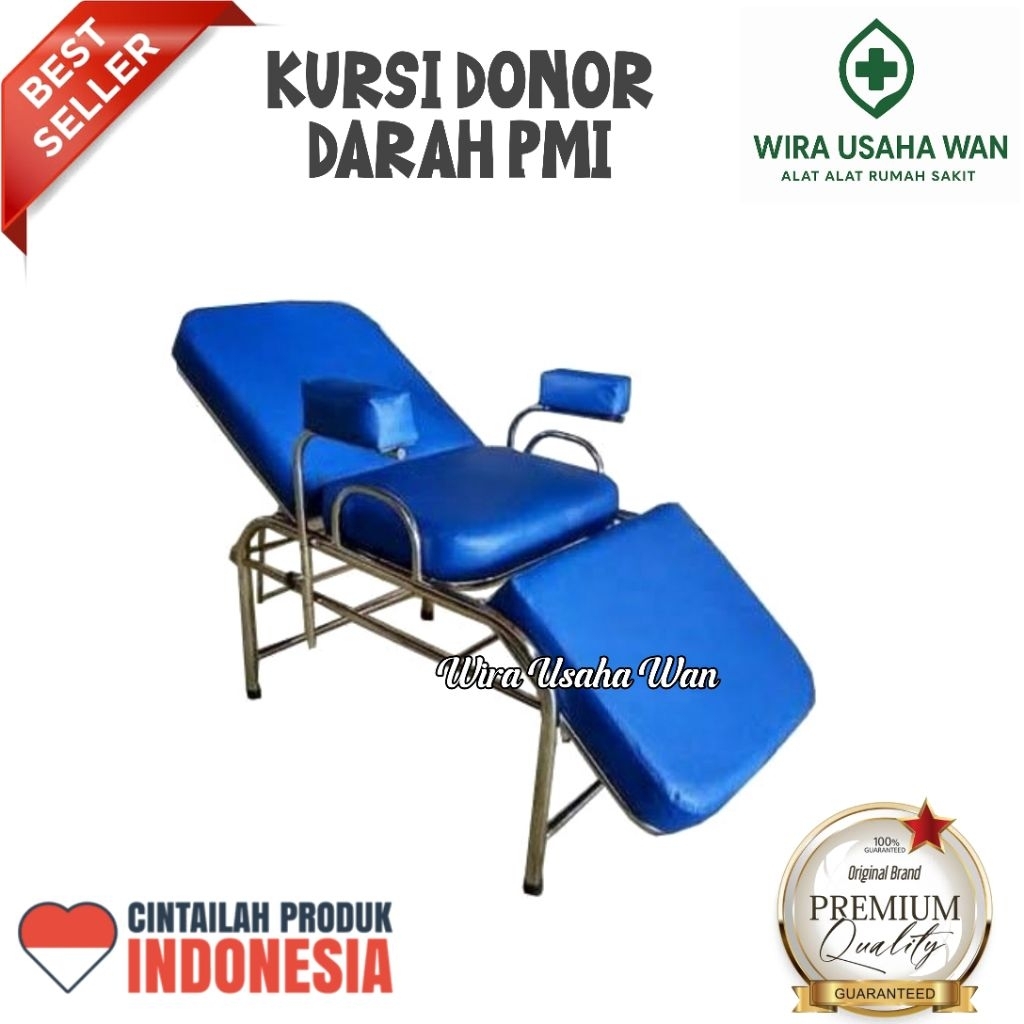 Kursi Donor PMI Stainless - Kursi Donor Darah PMI Berkualitas Stainless