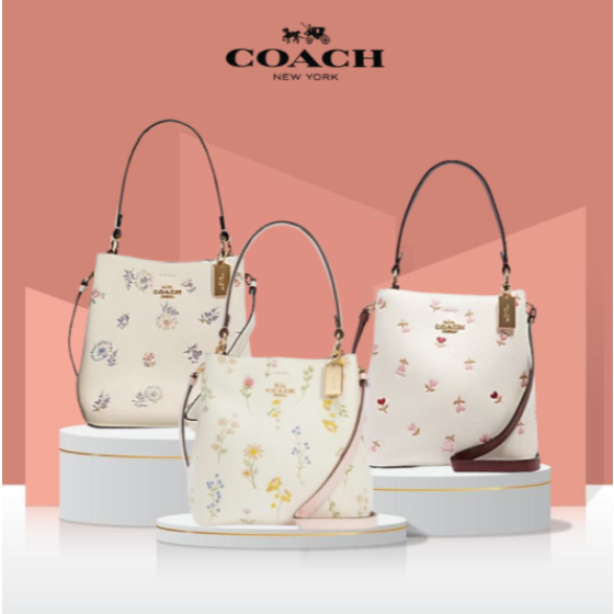 Coc Small Town Bucket with Floral Print tas selempang wanita 2310 c2811 gd