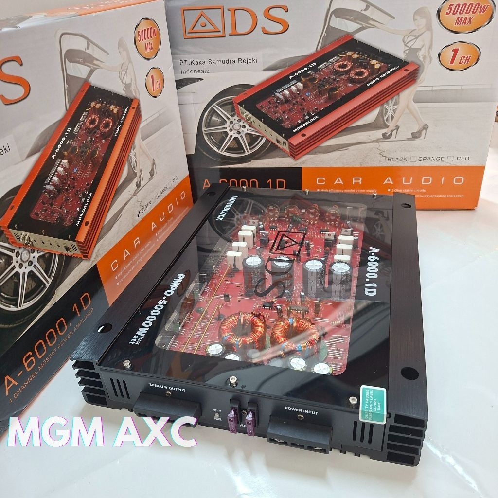 Power Monoblock Amplifier Mobil ADS A6000.1D