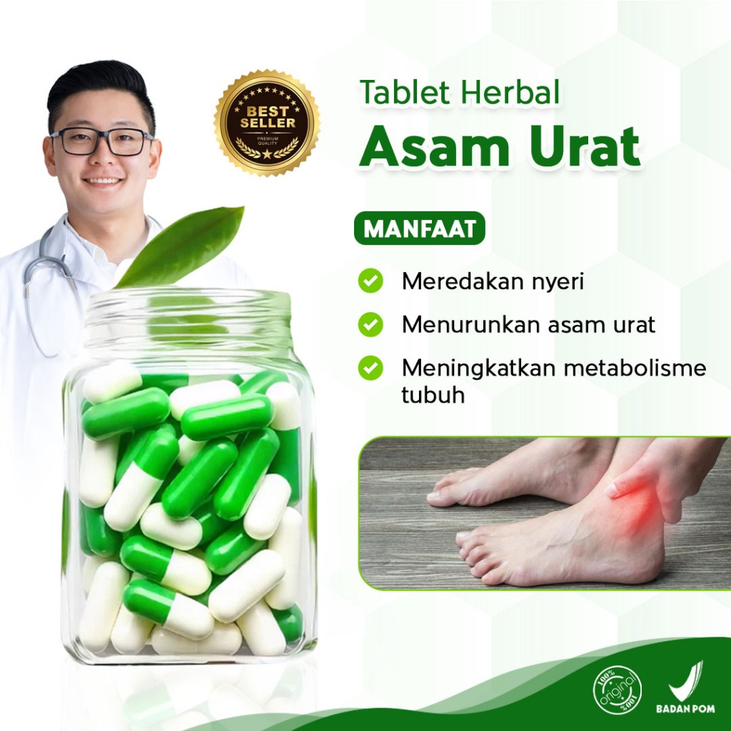 Herbal Kapsul Tokcer Asam Urat