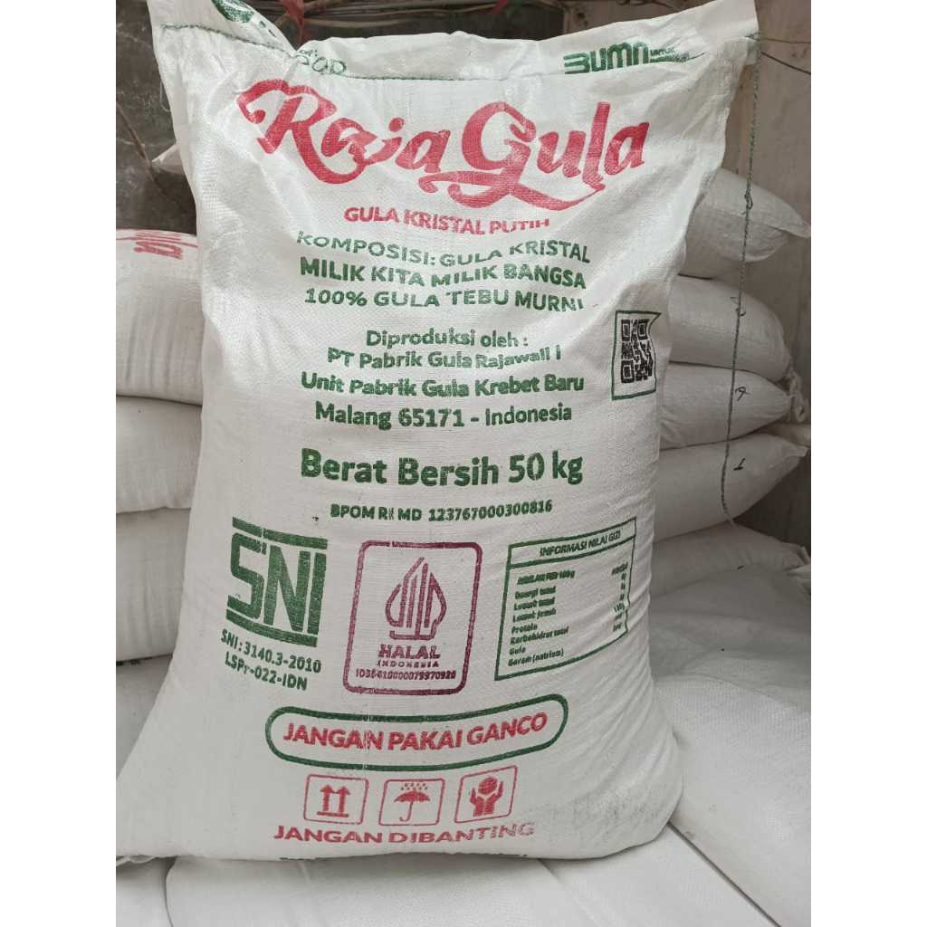 Gula Pasir Raja Gula 50kg Sak