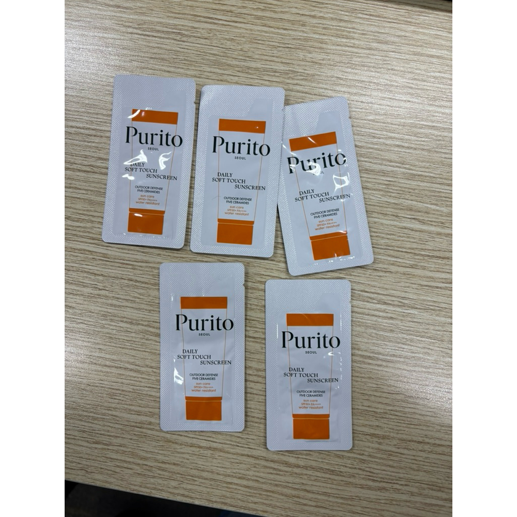 Purito daily soft touch sunscreen travel size sample