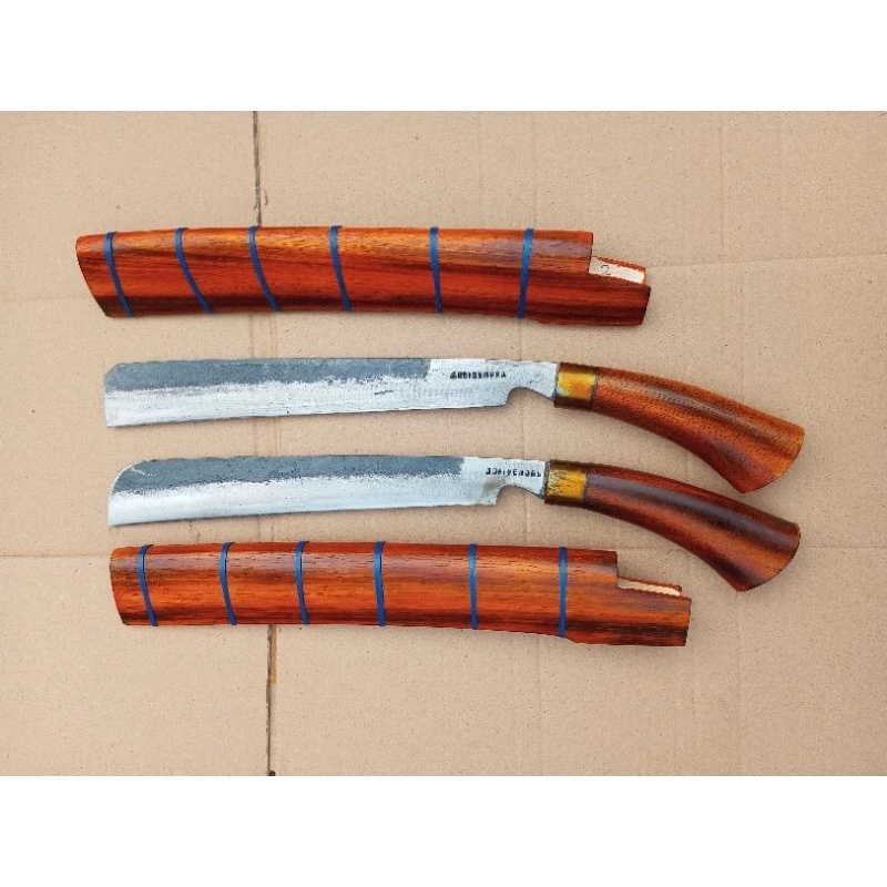 Penbas Golok Potong Bambu Baja Asli 50cm