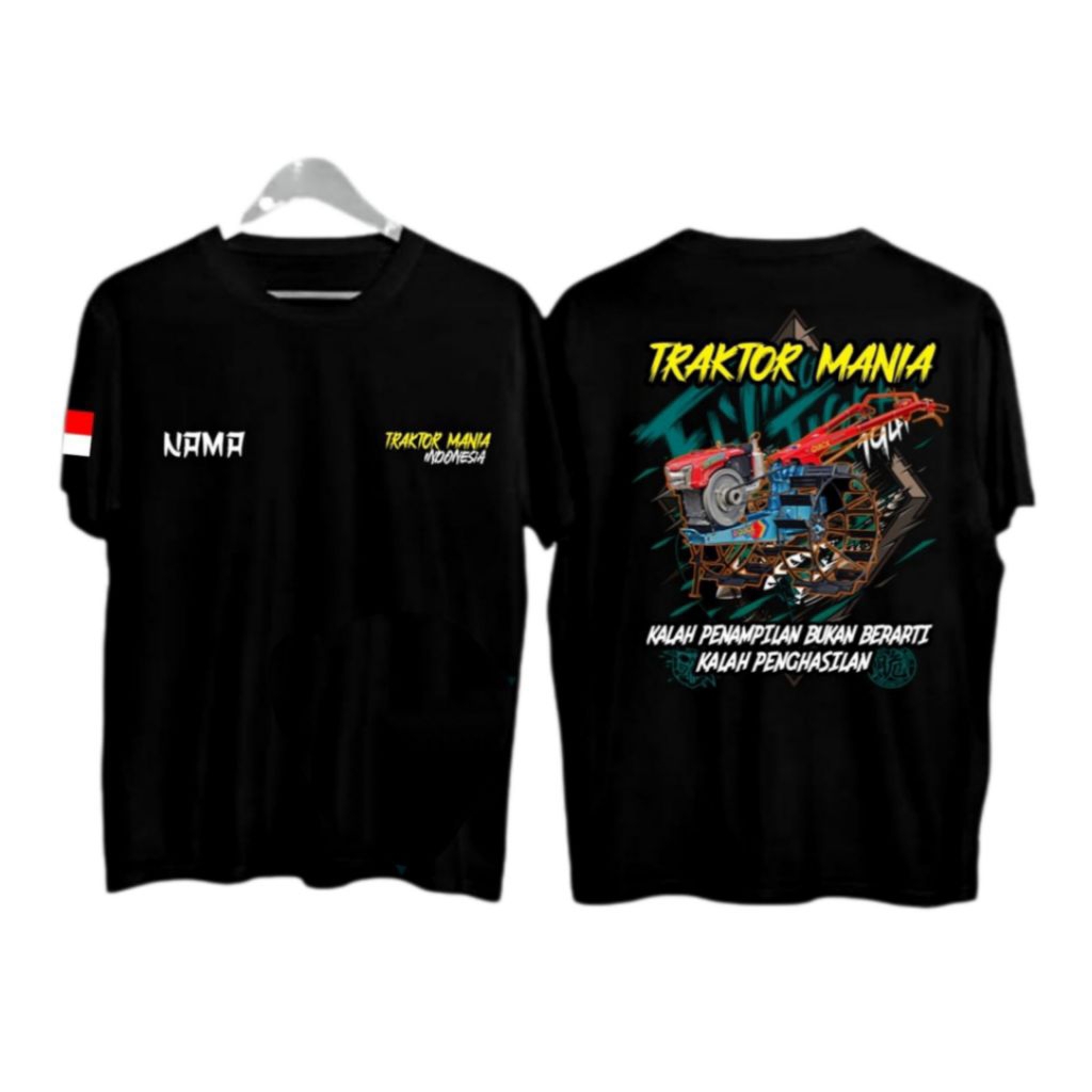 KAOS TSHIRT TRAKTOR MANIA INDONESIA SABLON DTF