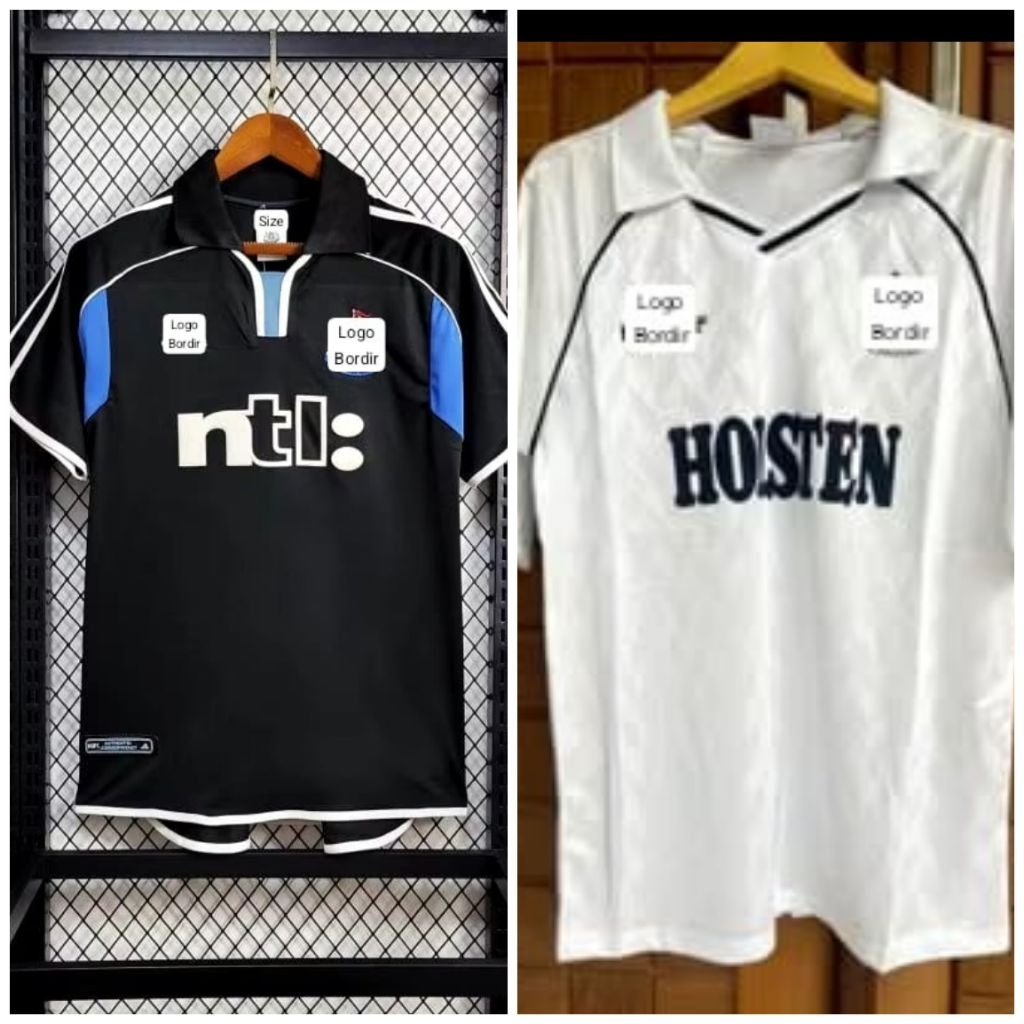 RETRO OBRAL READY STOCK JERSEY RETRO NEWCASTLE AWAY 2000 2001 JERSEY RETRO SPURS HOME 1987 1989 JERS
