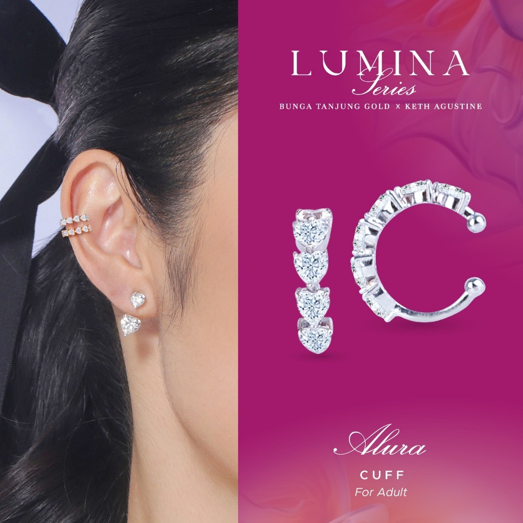 ANTING ALURA - EMAS 17K - BUNGA TANJUNG