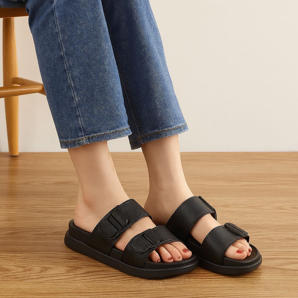 Sandal Import HYS NEW NISA 0912-7 Glitter / Sandal jelly Wanita hys Blink Jelly Karet Empuk Import